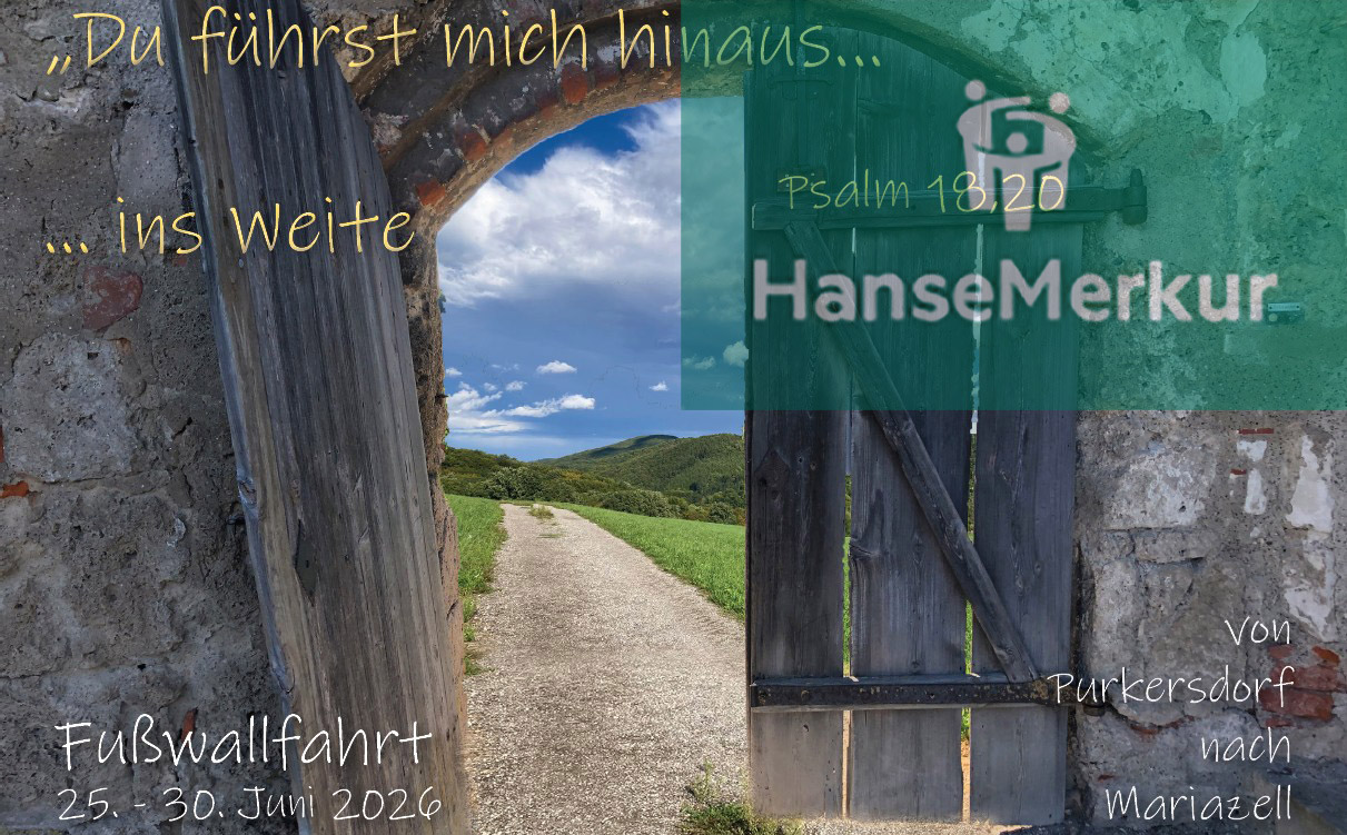 Zielgruppe:  Alle Personen, die das Projekt Fußwallfahrt 2026 nach Mariazell buchen wollen oder innerhalb der letzten drei Tage gebucht haben